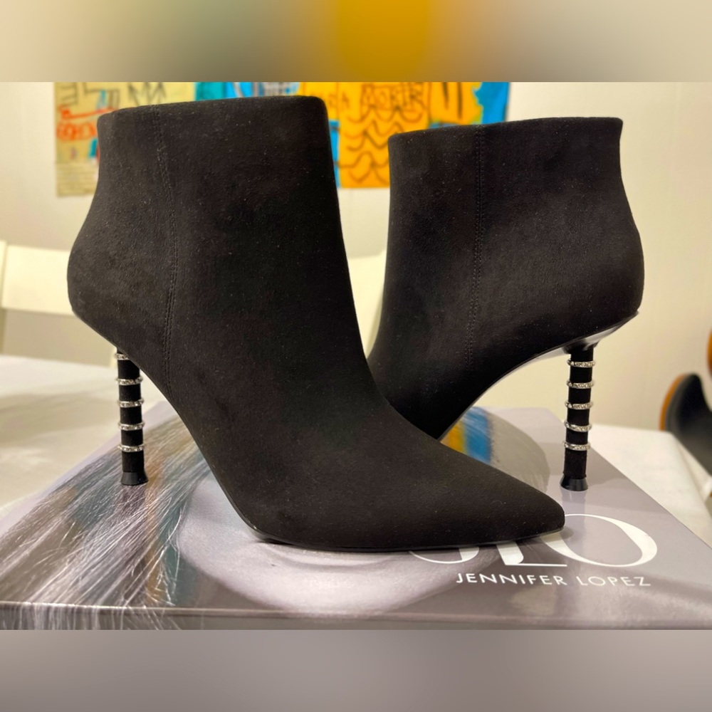JLO Jennifer Lopez Black Booties (Brand new)